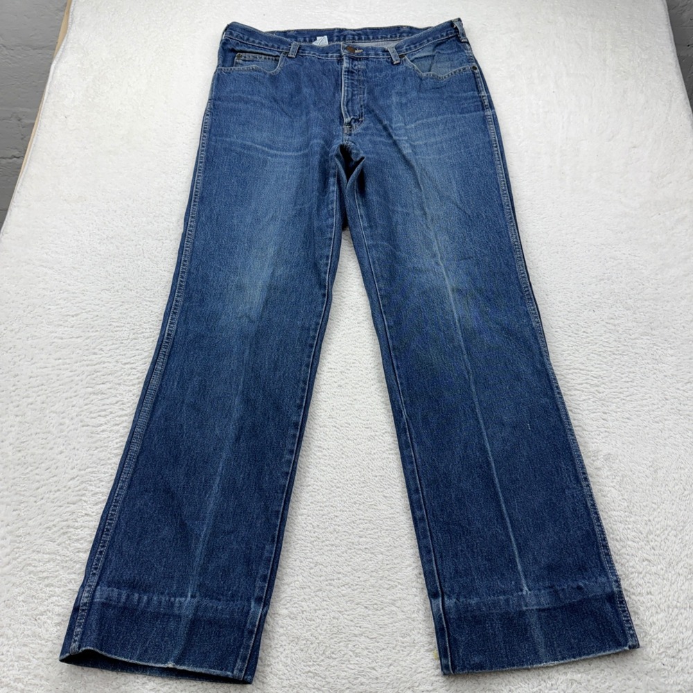 Vintage Calvin Klein Jeans Mens 38x33 Blue Stone Wash Union Made in USA
